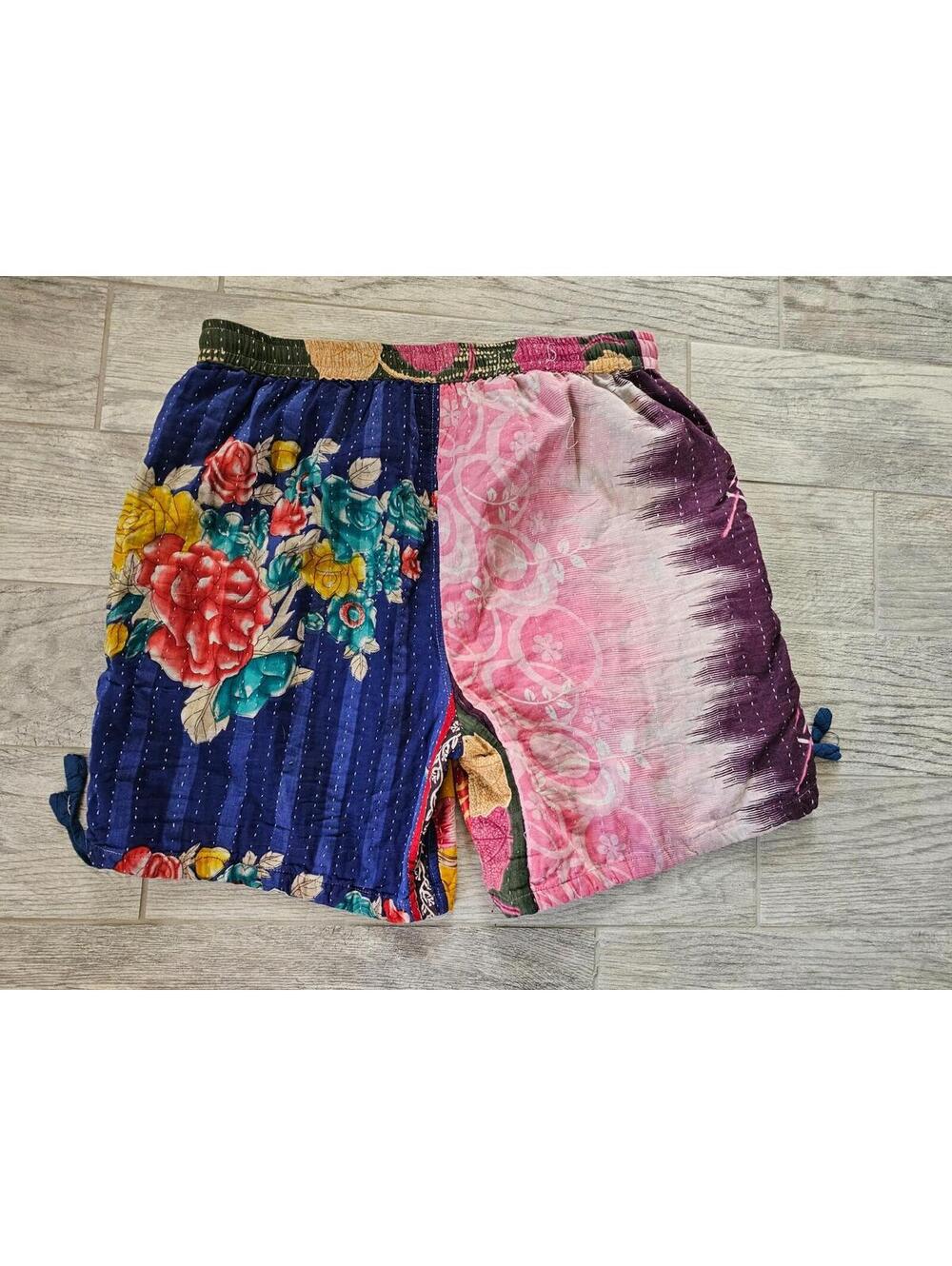Men's Kaantha Karma Patch Shorts Pockets Handcrafted With Love Size X Large Boho - Picture 7 of 14